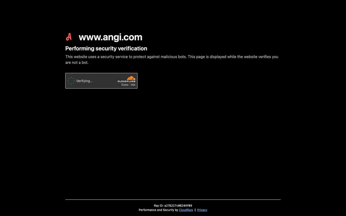 Screenshot of Angi Leads (formerly HomeAdvisor)'s homepage in 2026