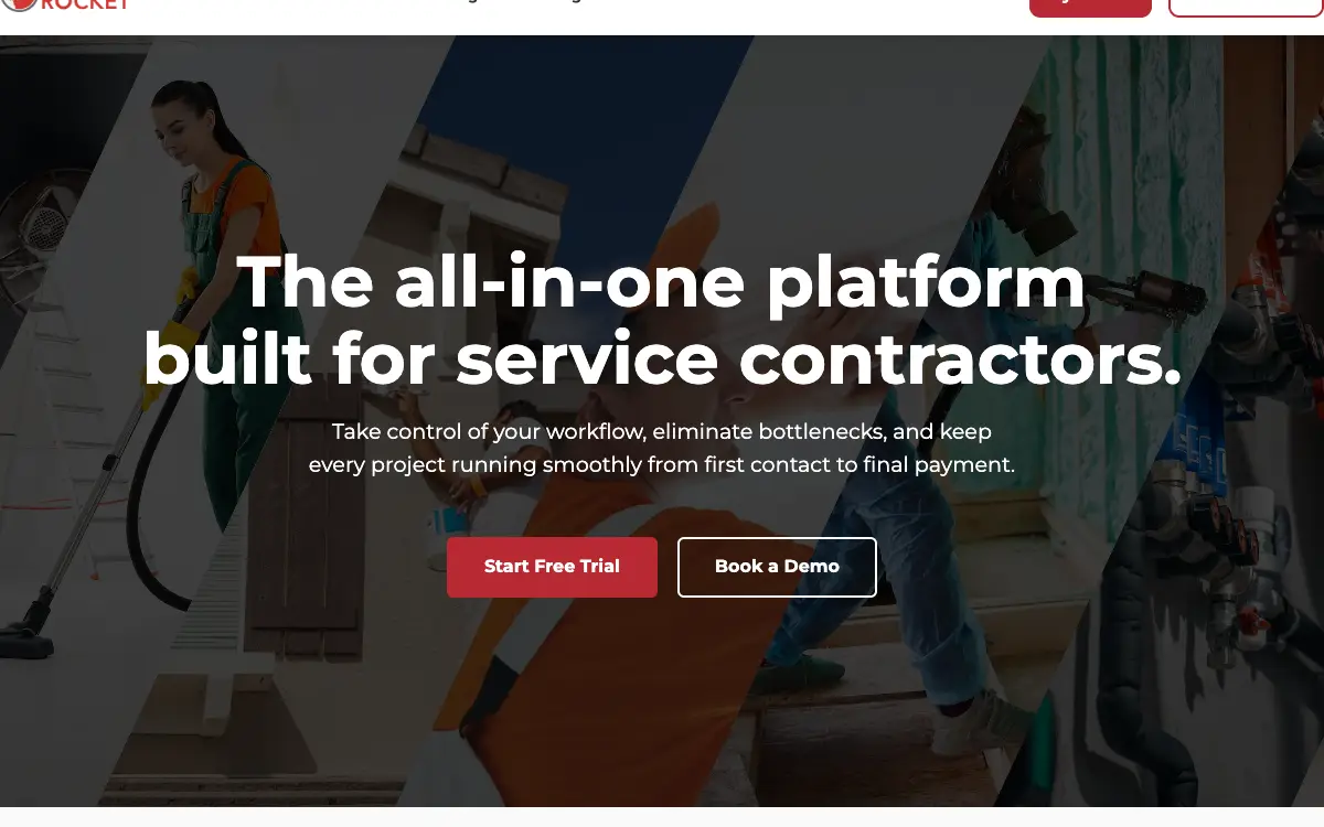 Estimate Rocket pricing page as published on the vendor's own site