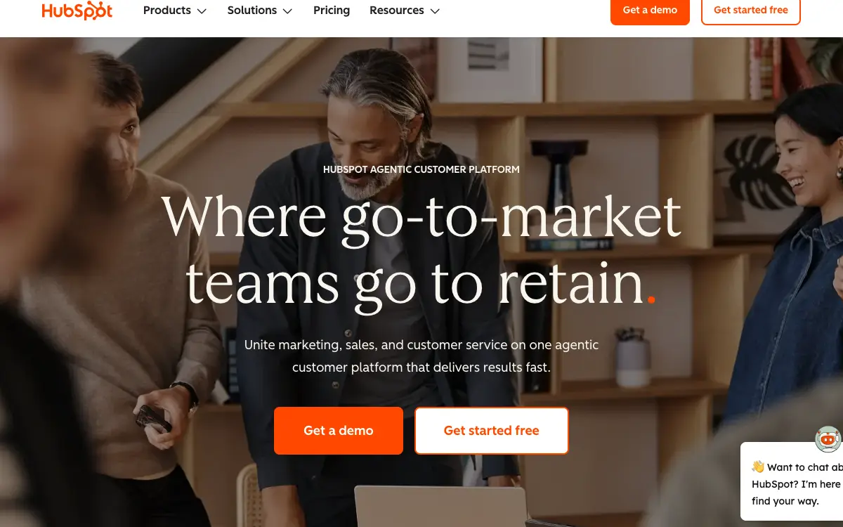 HubSpot pricing page as published on the vendor's own site