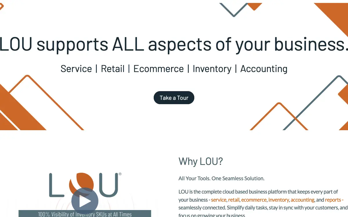 LOU pricing page as published on the vendor's own site