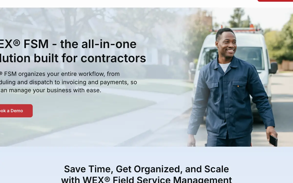 WEX Field Service Management (formerly Payzerware) pricing page as published on the vendor's own site