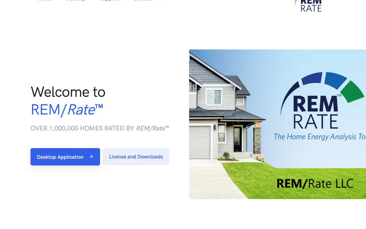 REM/Rate pricing page as published on the vendor's own site