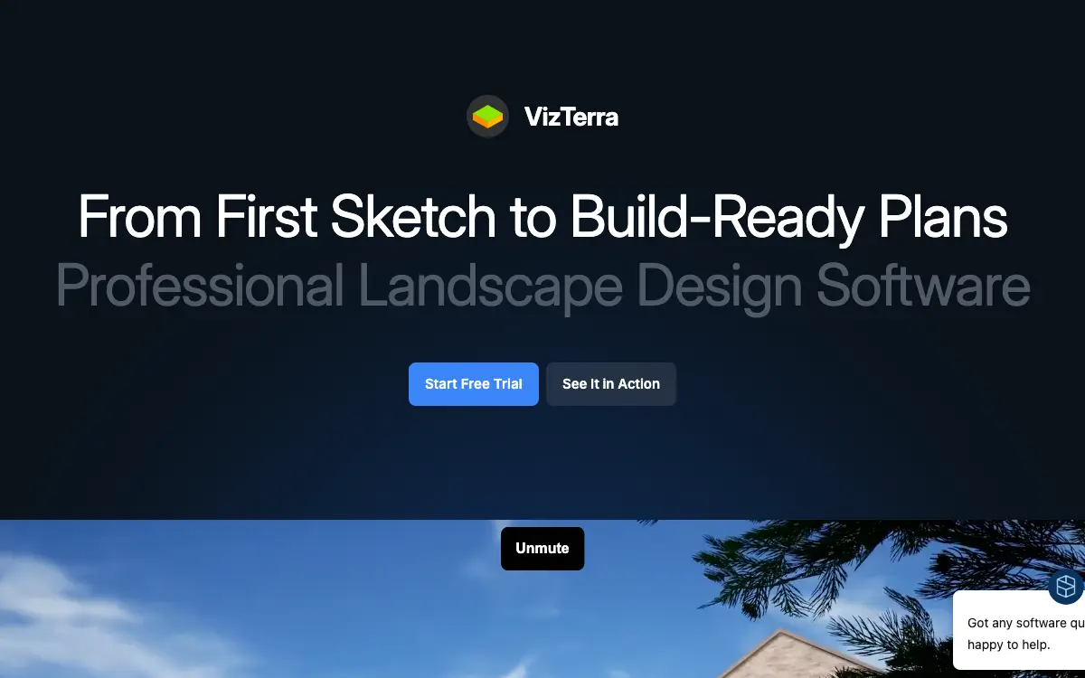 VizTerra pricing page as published on the vendor's own site
