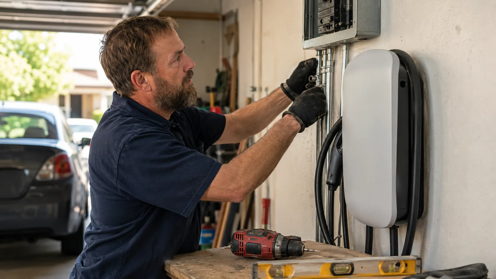 Ev Charger Install — Electrician