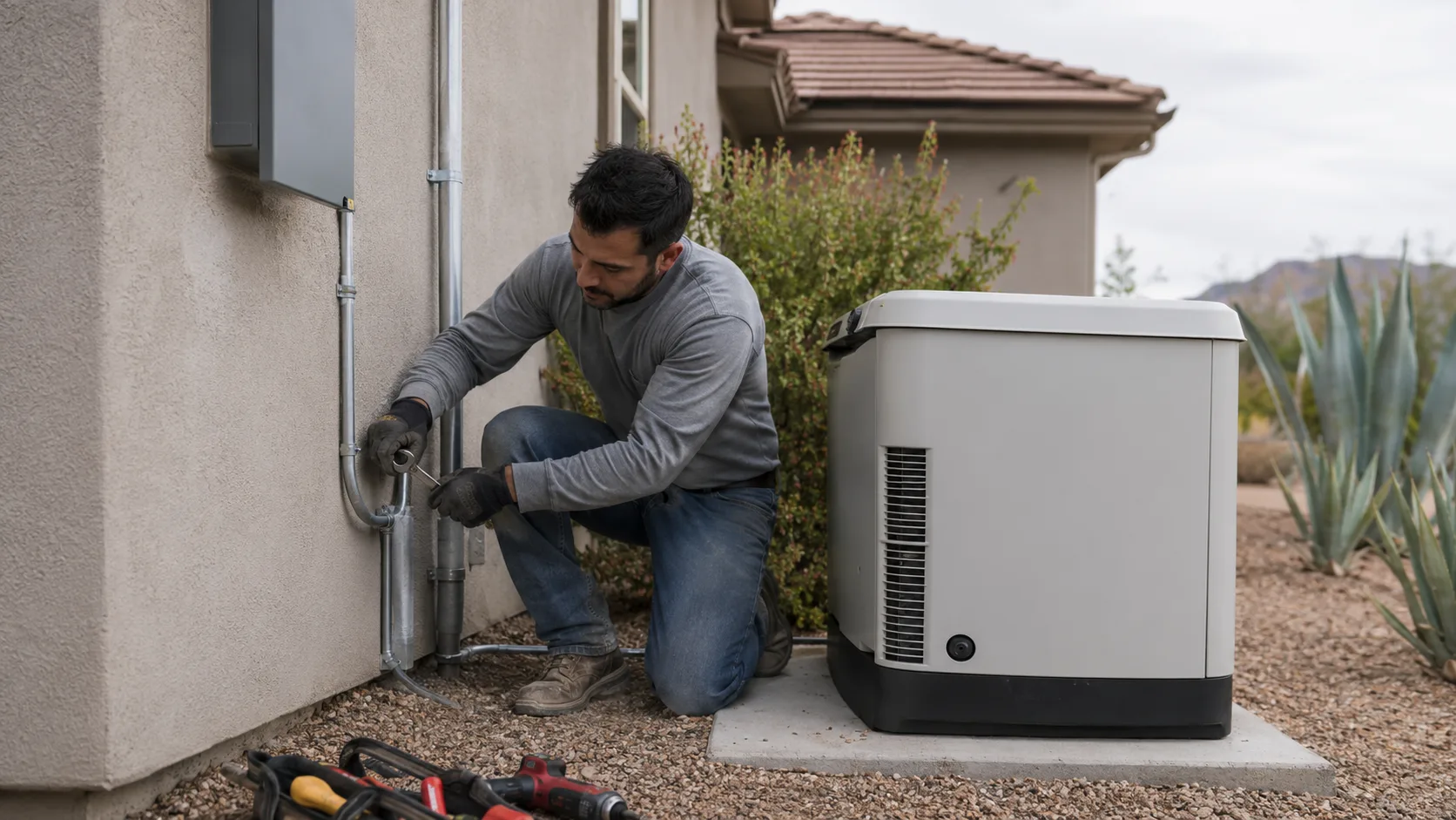 Generator Install — Electrician