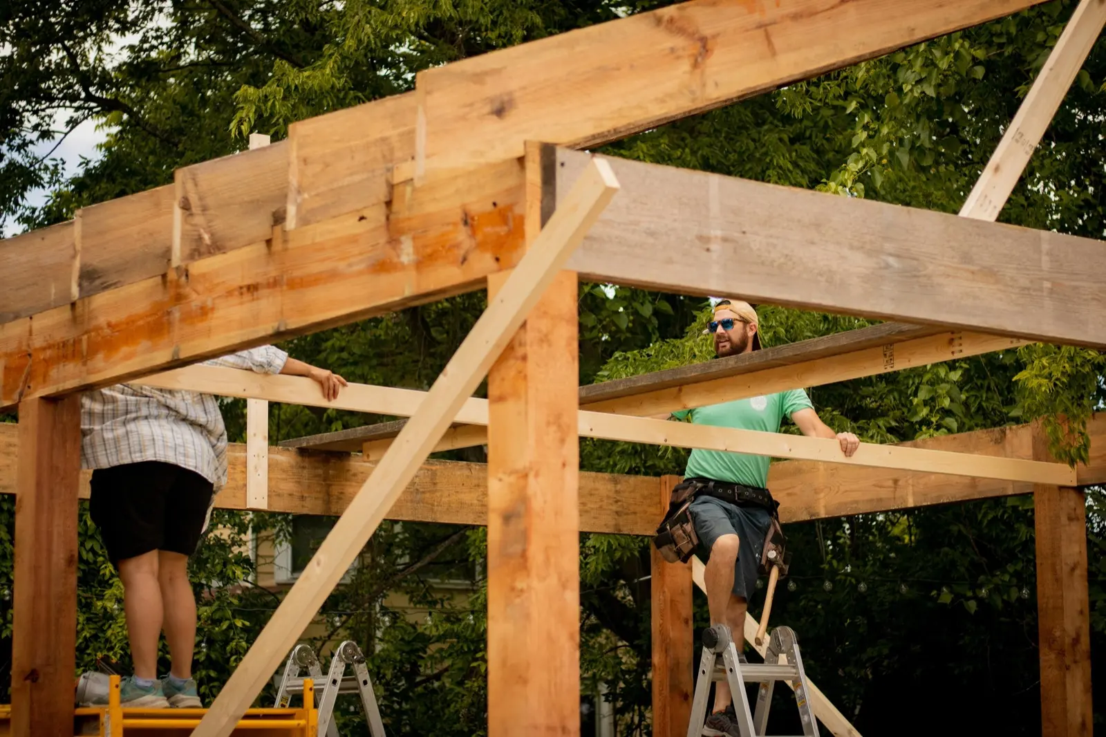 Deck construction - professional work example 2