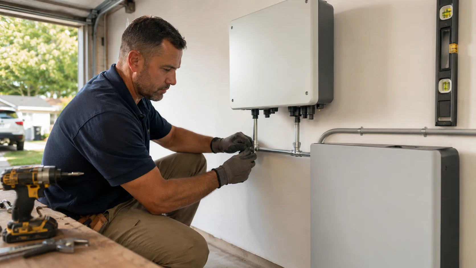 Inverter Battery Wall — Solar