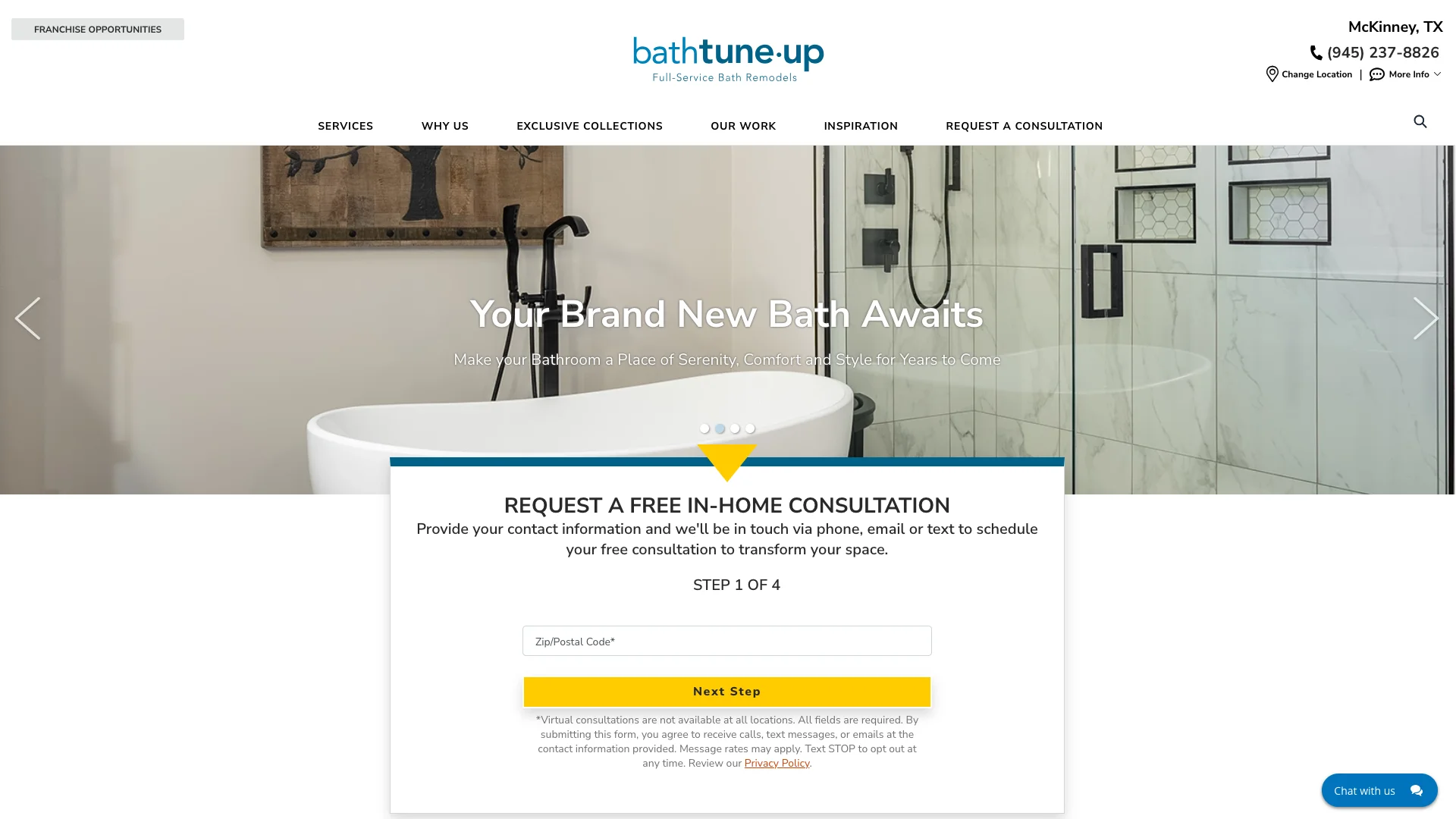 Bath Tune-Up blog page showing the article content area with the cleaner blog template layout and stable rendering