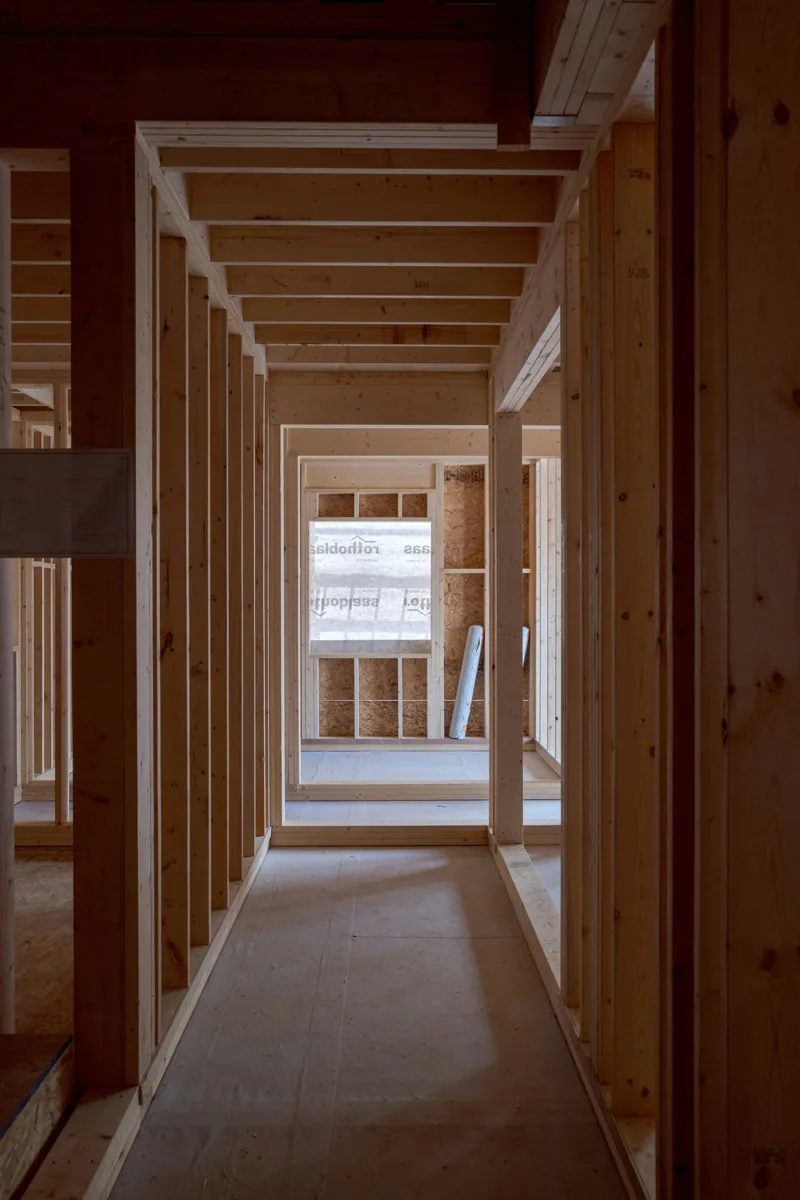 Custom Home Builder contractor at work