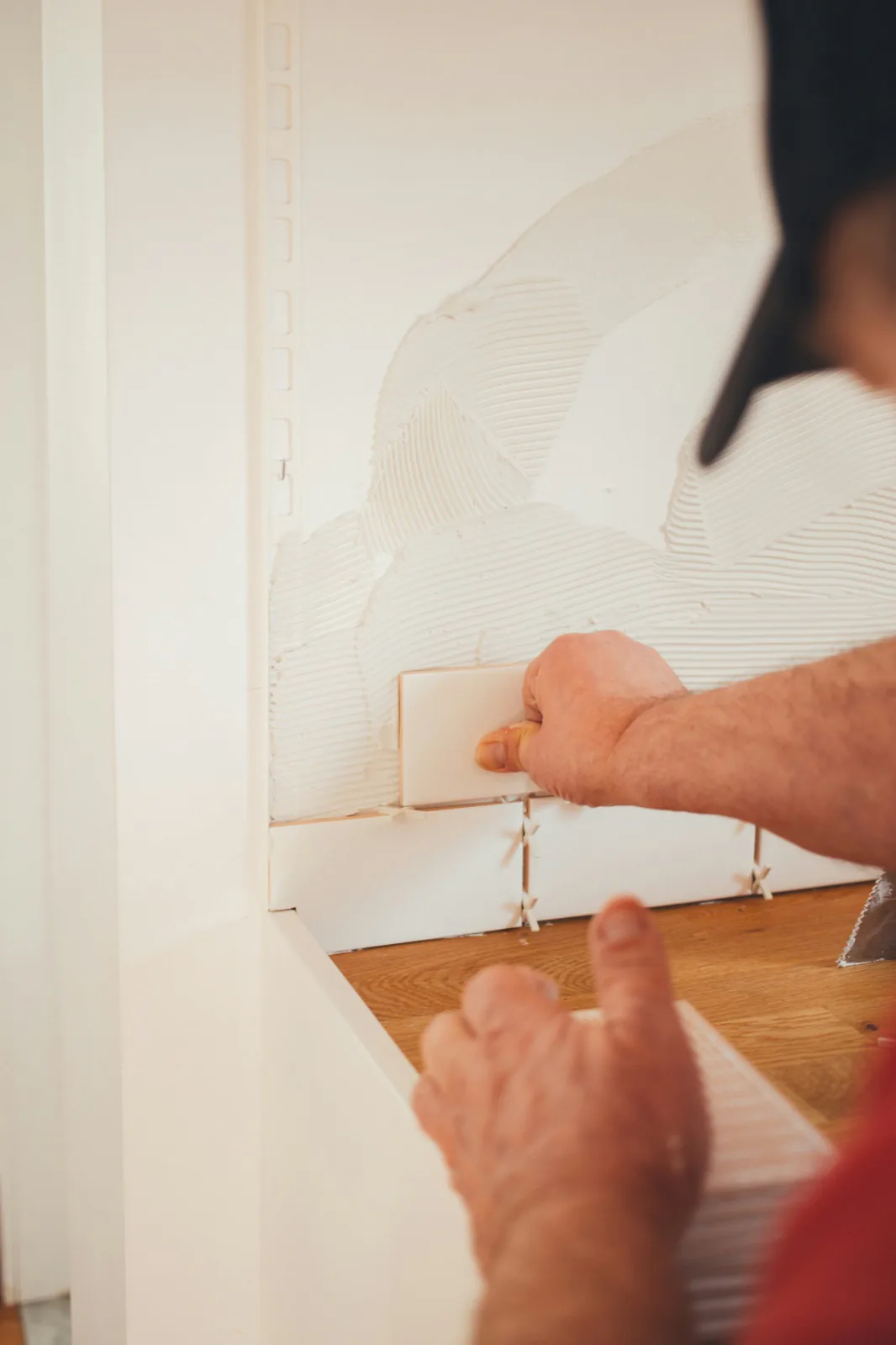 Remodeling contractor on a job site